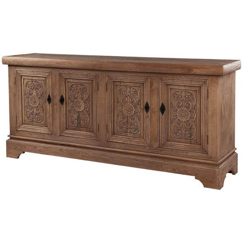 Monarch I Four Door Engraved Sideboard - Quick Delivery